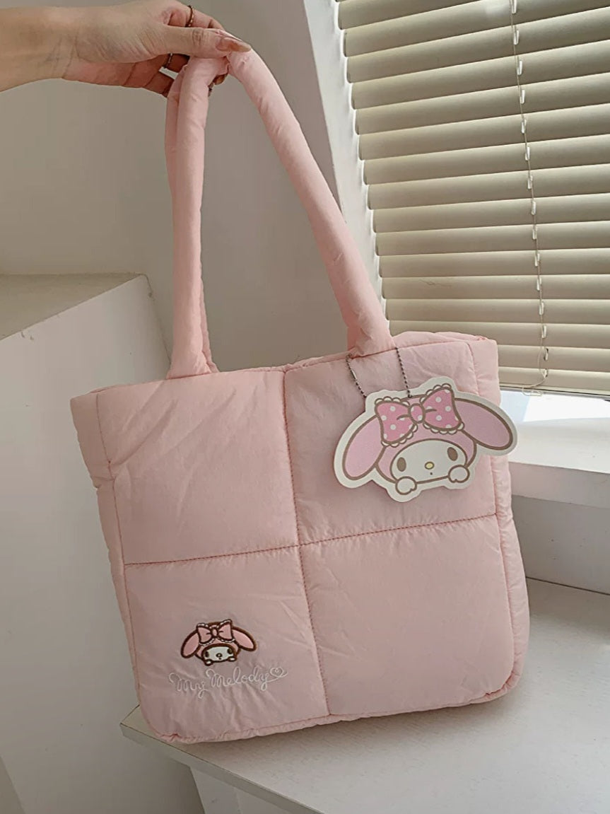 Sanrio Puffer Tote Bag