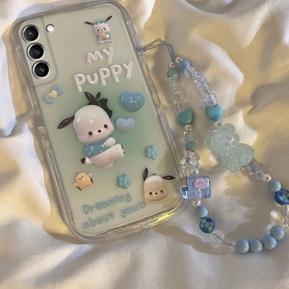 Sanrio Samsung Phone Case & Charm Strap