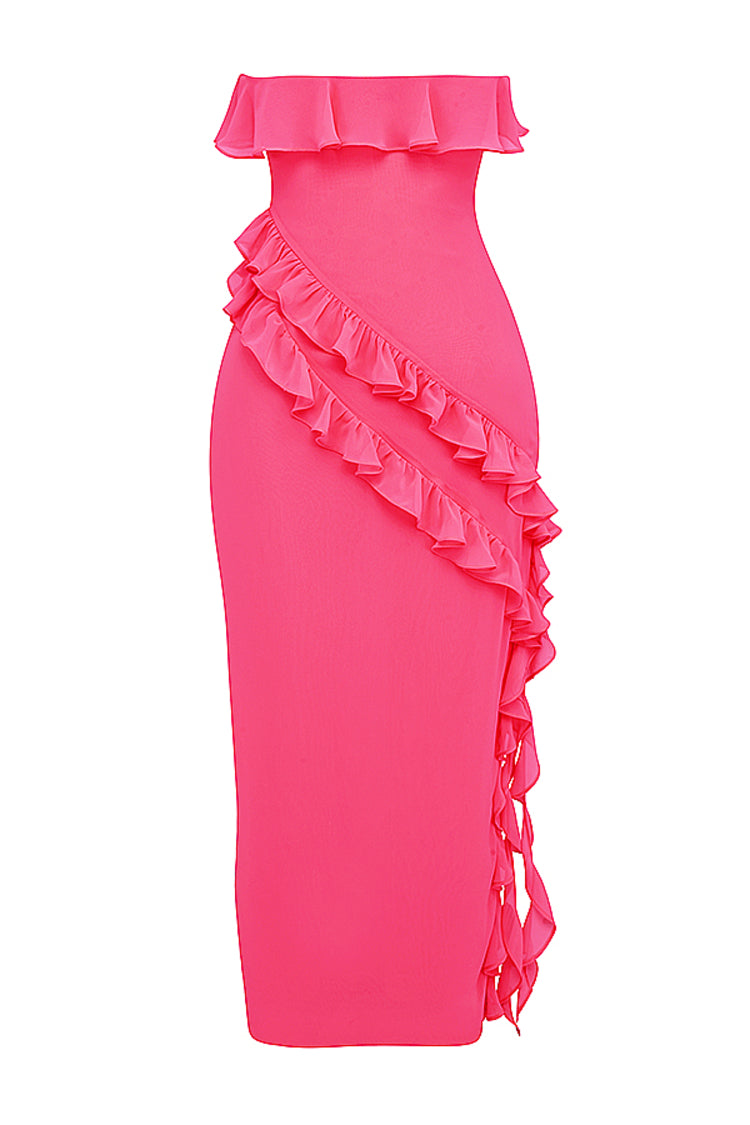 Sarina Ruffle Maxi Dress