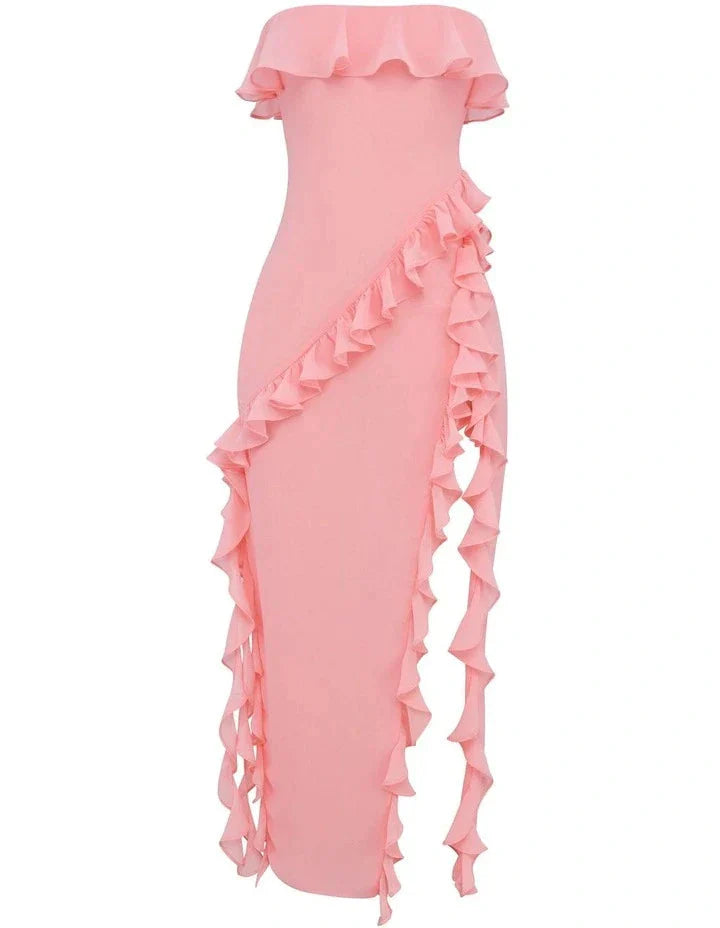 Sarina Ruffle Maxi Dress