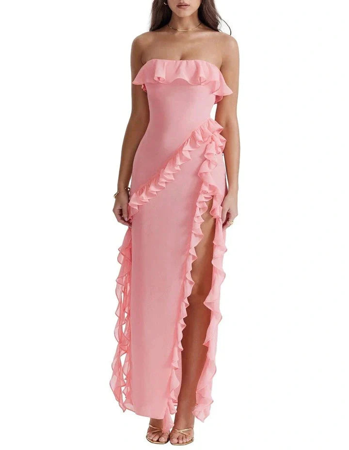 Sarina Ruffle Maxi Dress