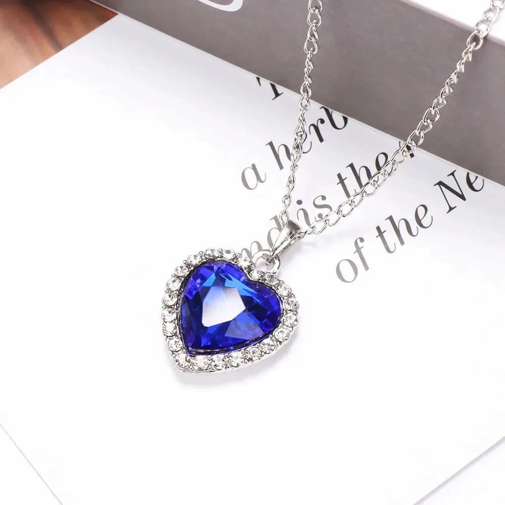 Silver Birthstones Necklace