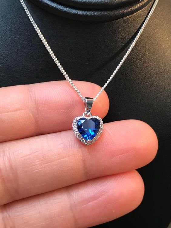 Silver Birthstones Necklace