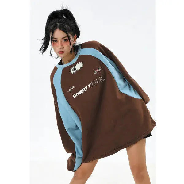 'Smarttooth' Oversized Sweatshirt