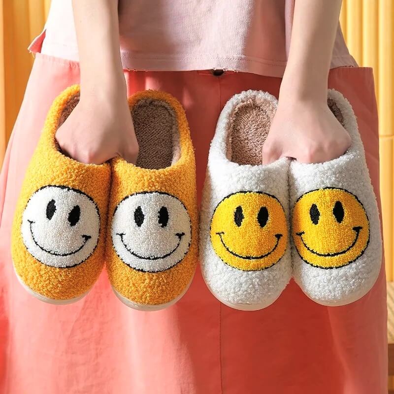 Smiley Face Slippers