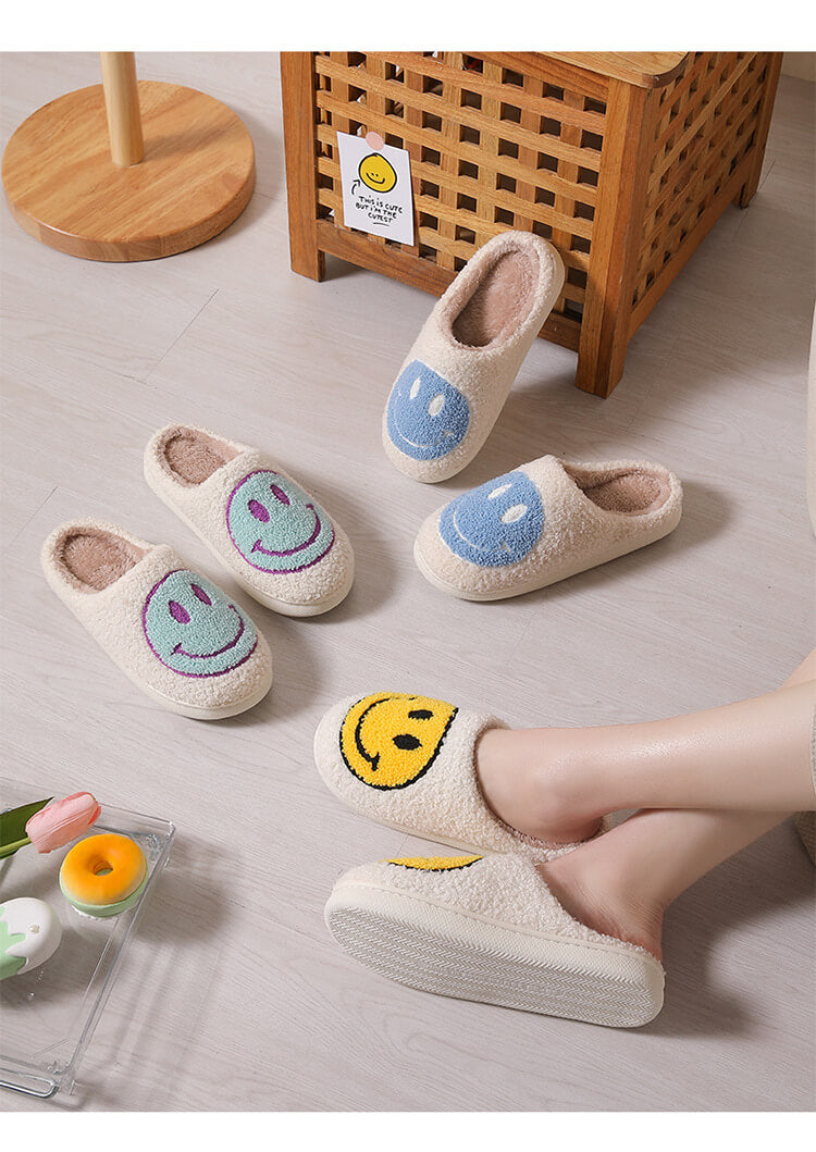 Smiley Face Slippers