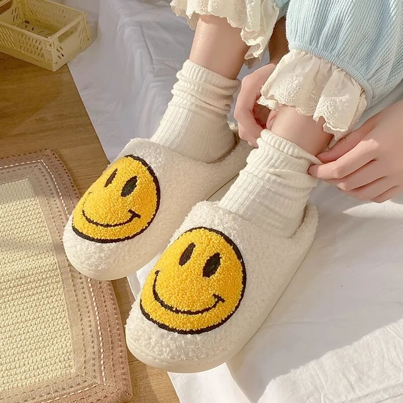 Smiley Face Slippers