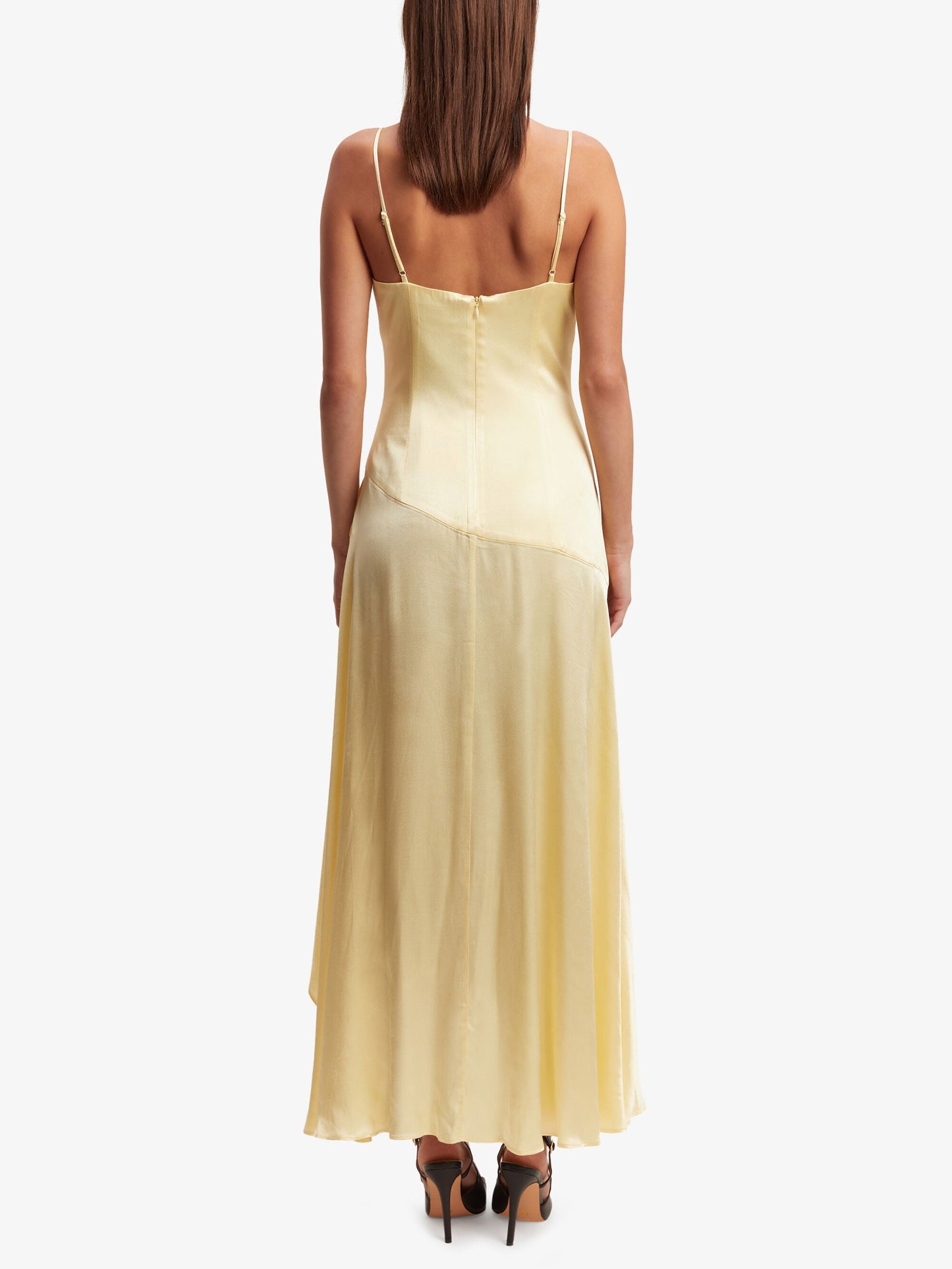 Sorella Midi Dress In Canary Yellow