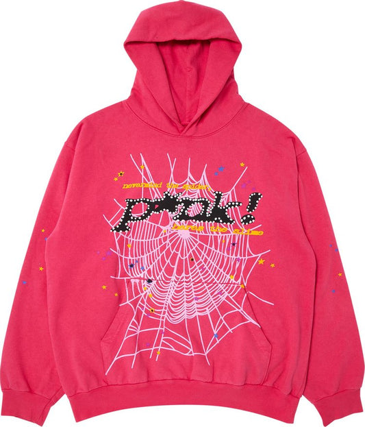 Sp5der P*nk Hoodie