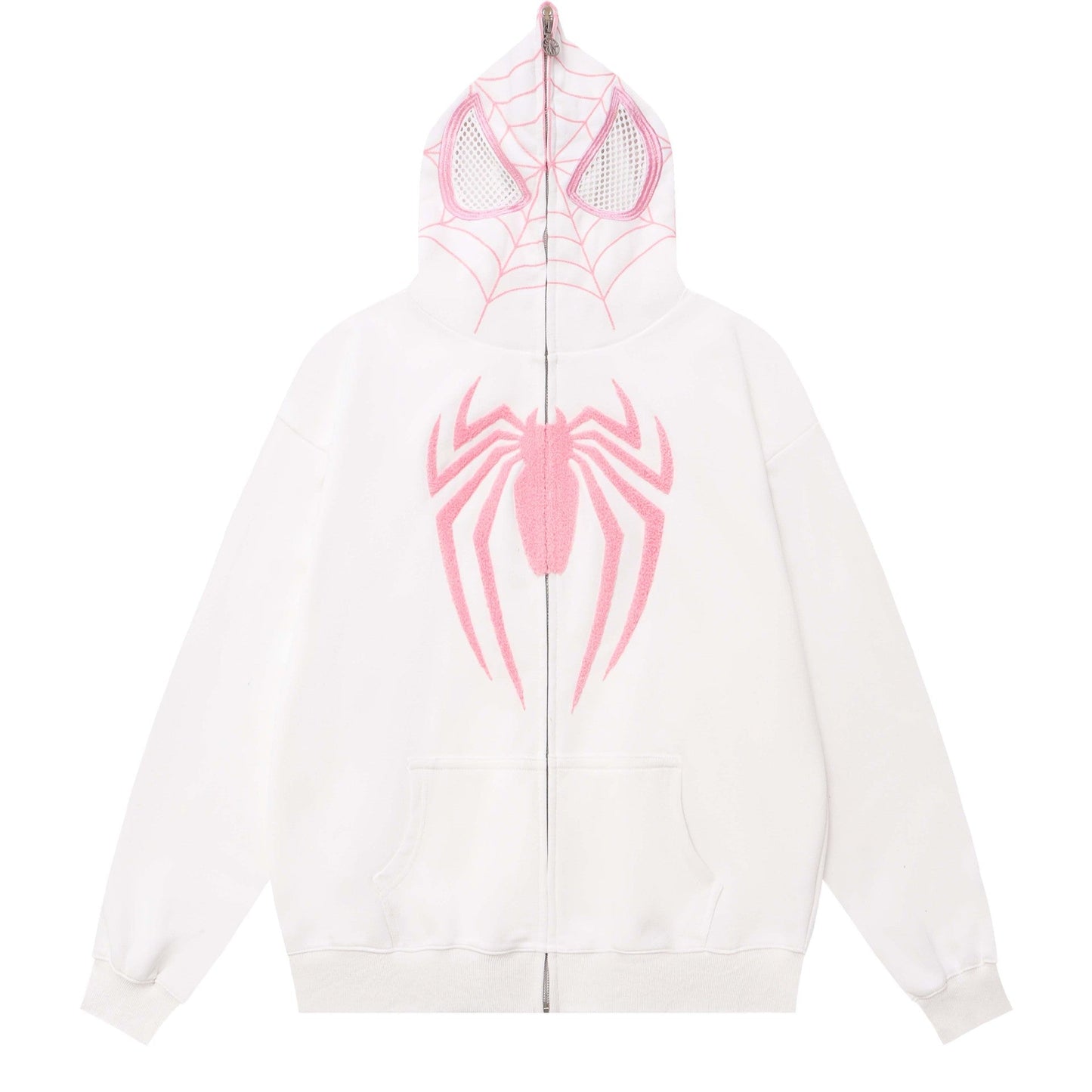 Spidey Web Full Zip Up Hoodie