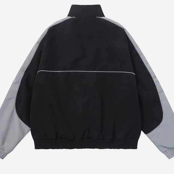 Star Oversized Bomber Jacket