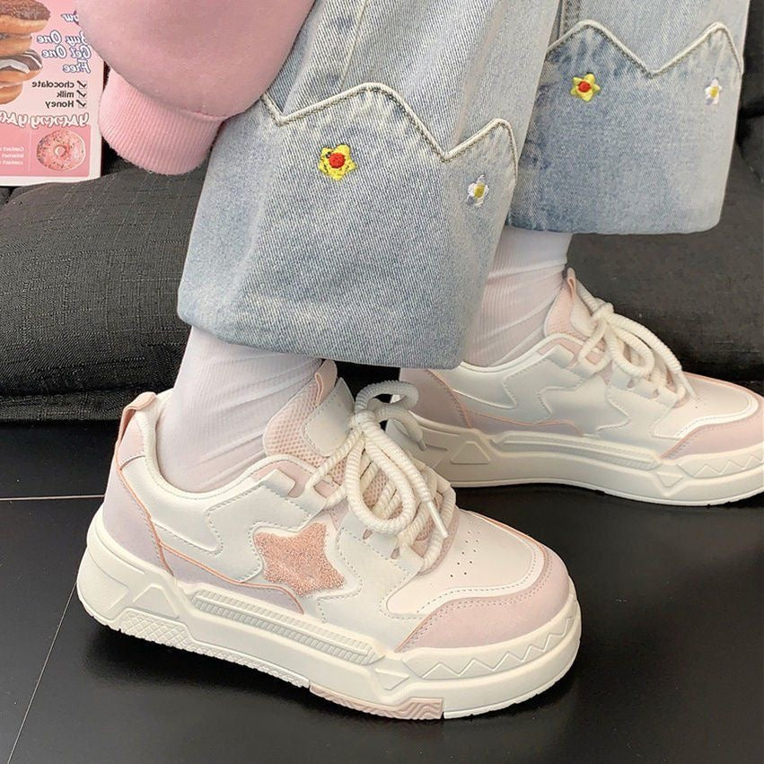 Star Pastel Platform Sneakers