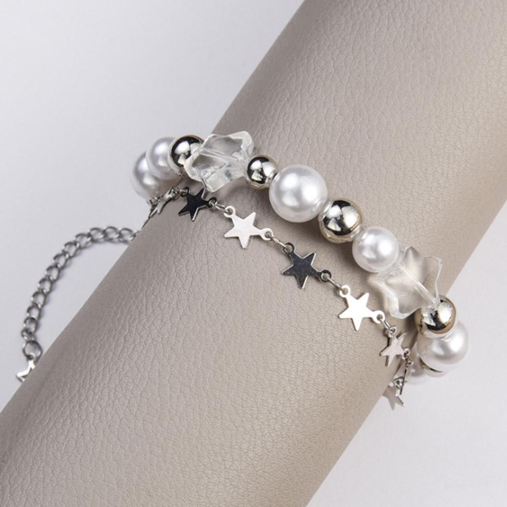 Star Pearl Double Layer Bracelet