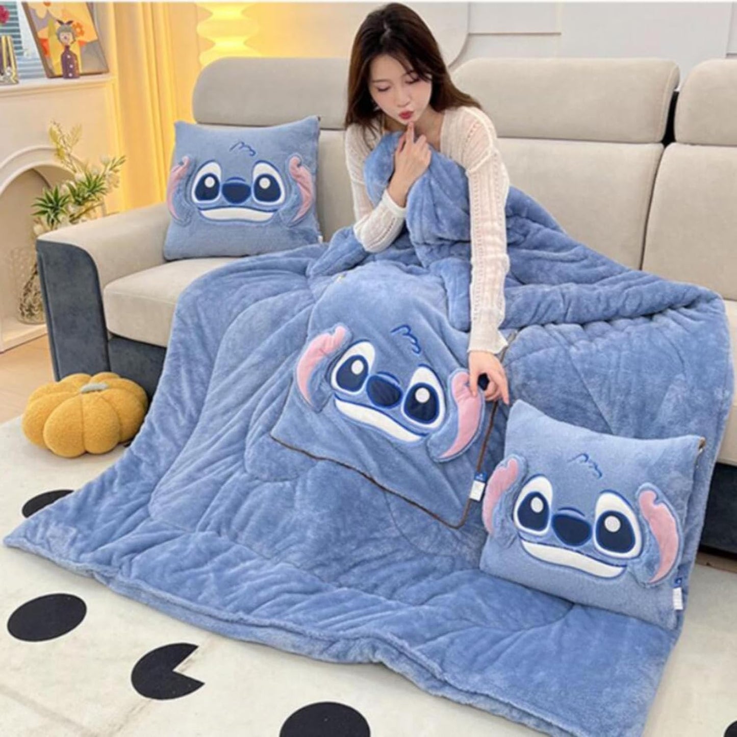 Stitch Pillow Blanket