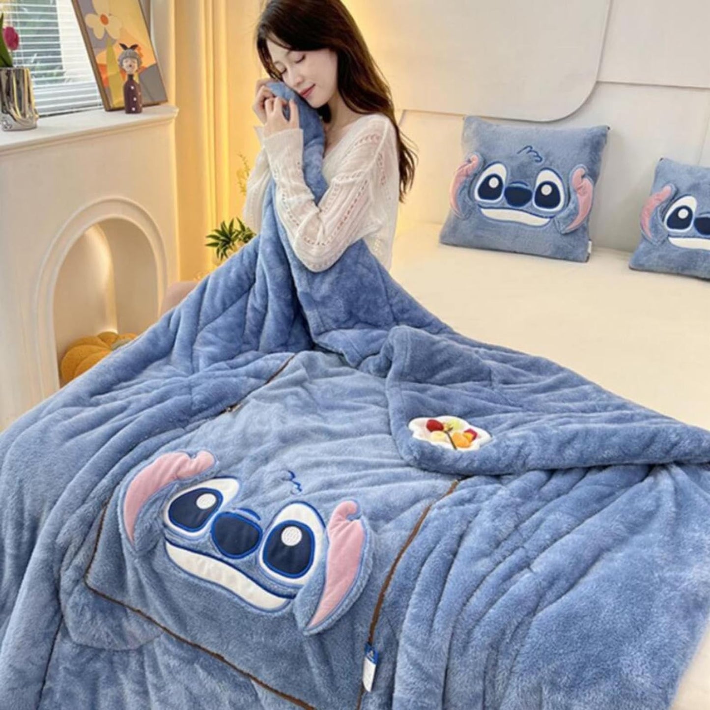 Stitch Pillow Blanket