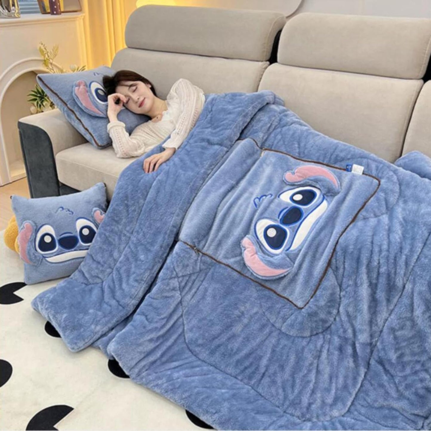 Stitch Pillow Blanket