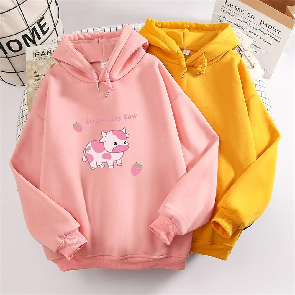 Strawberry Cow Hoodie