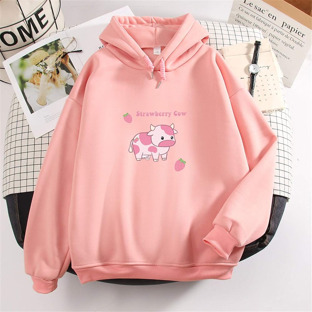 Strawberry Cow Hoodie