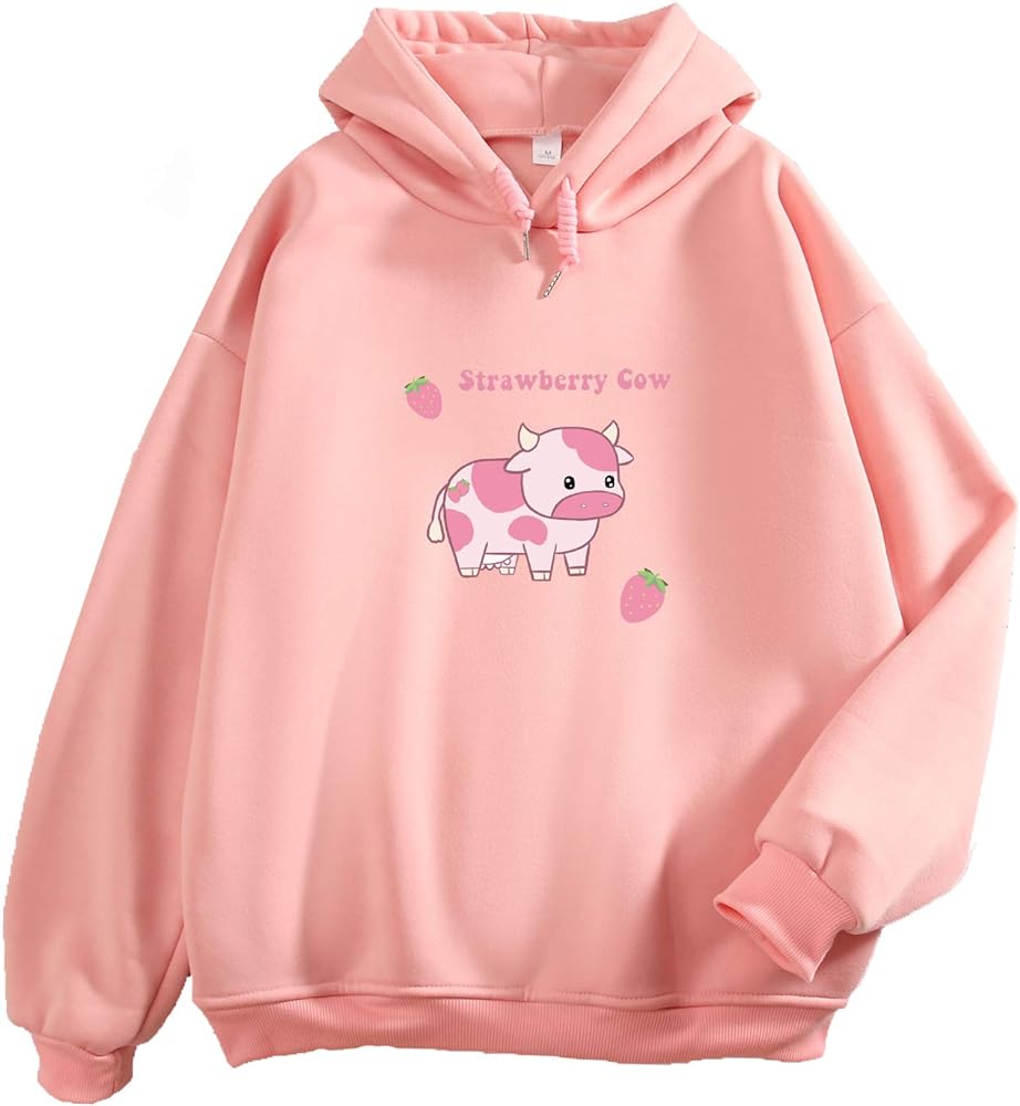 Strawberry Cow Hoodie