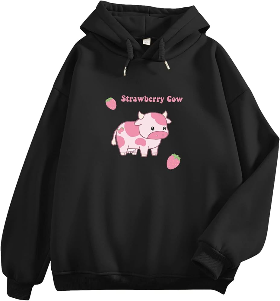 Strawberry Cow Hoodie