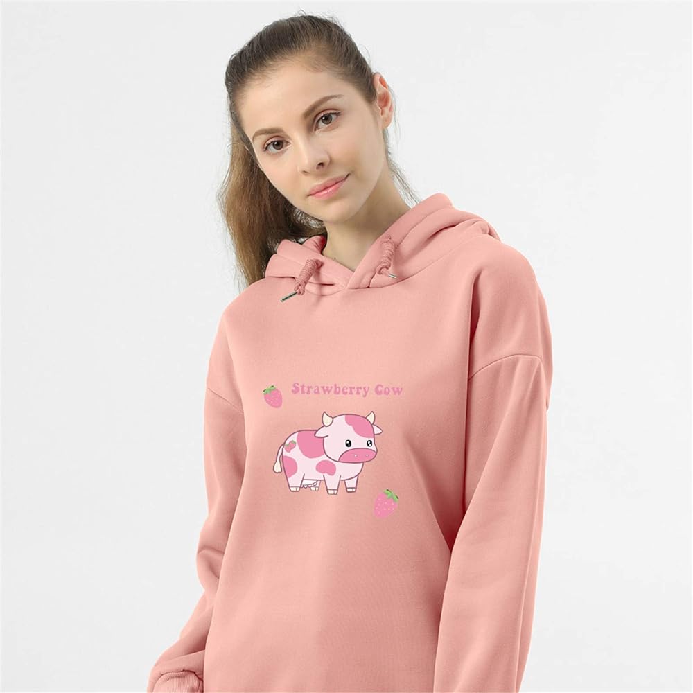 Strawberry Cow Hoodie