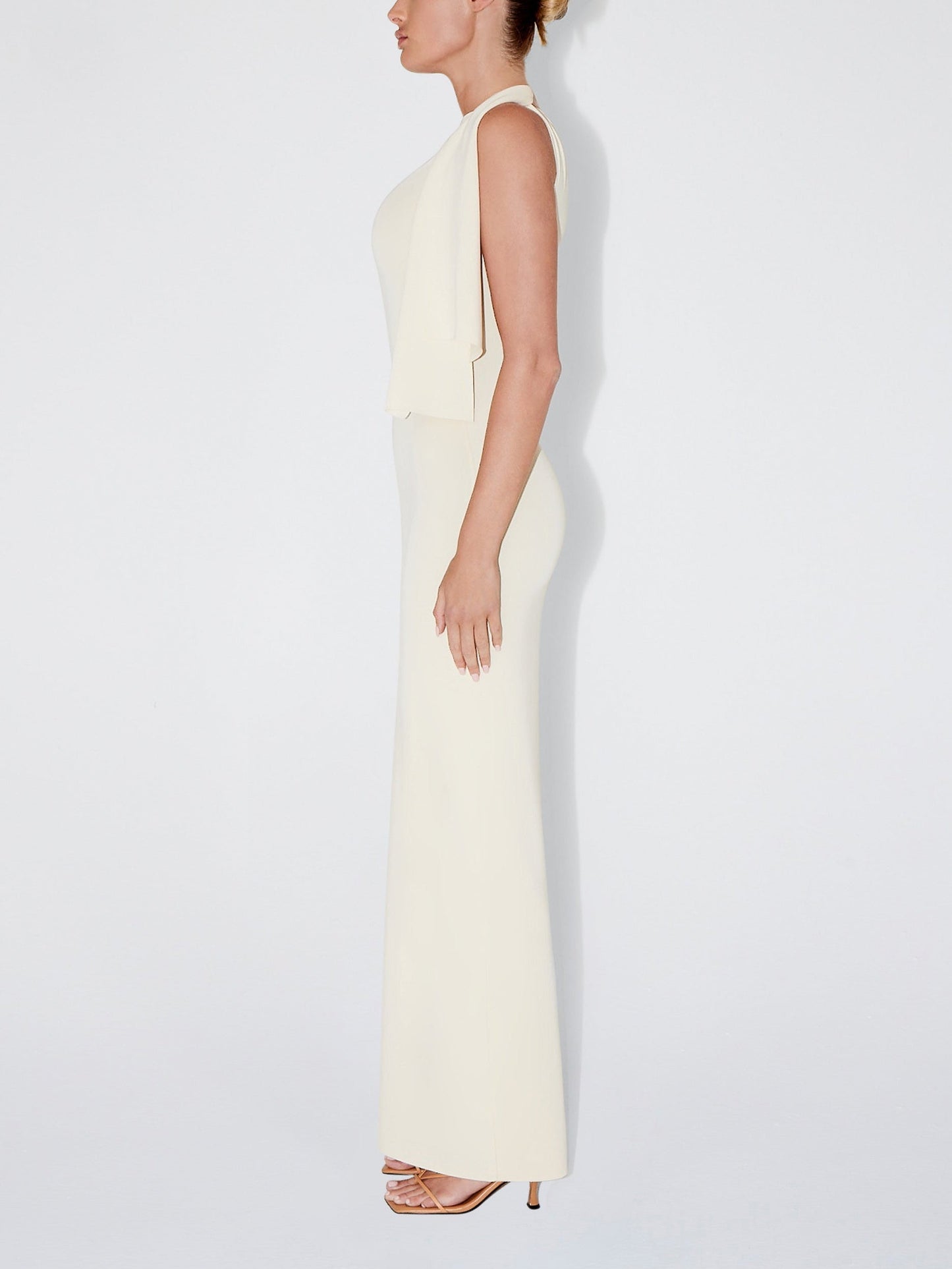 Stretch Knotted Maxi Dress