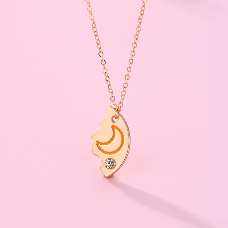 Sun Moon Star Pendant 3pcs BFF Necklaces