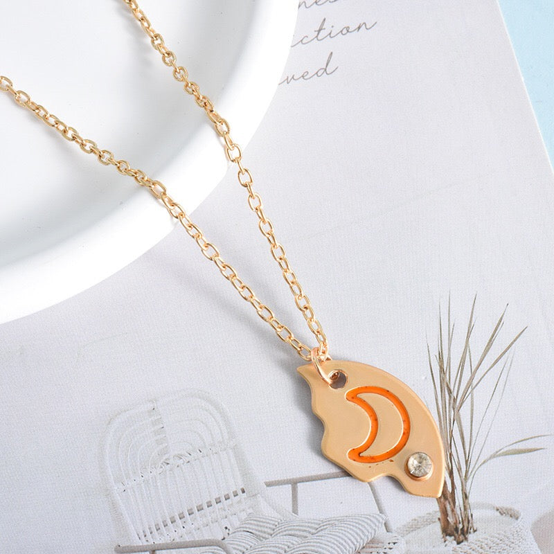 Sun Moon Star Pendant 3pcs BFF Necklaces