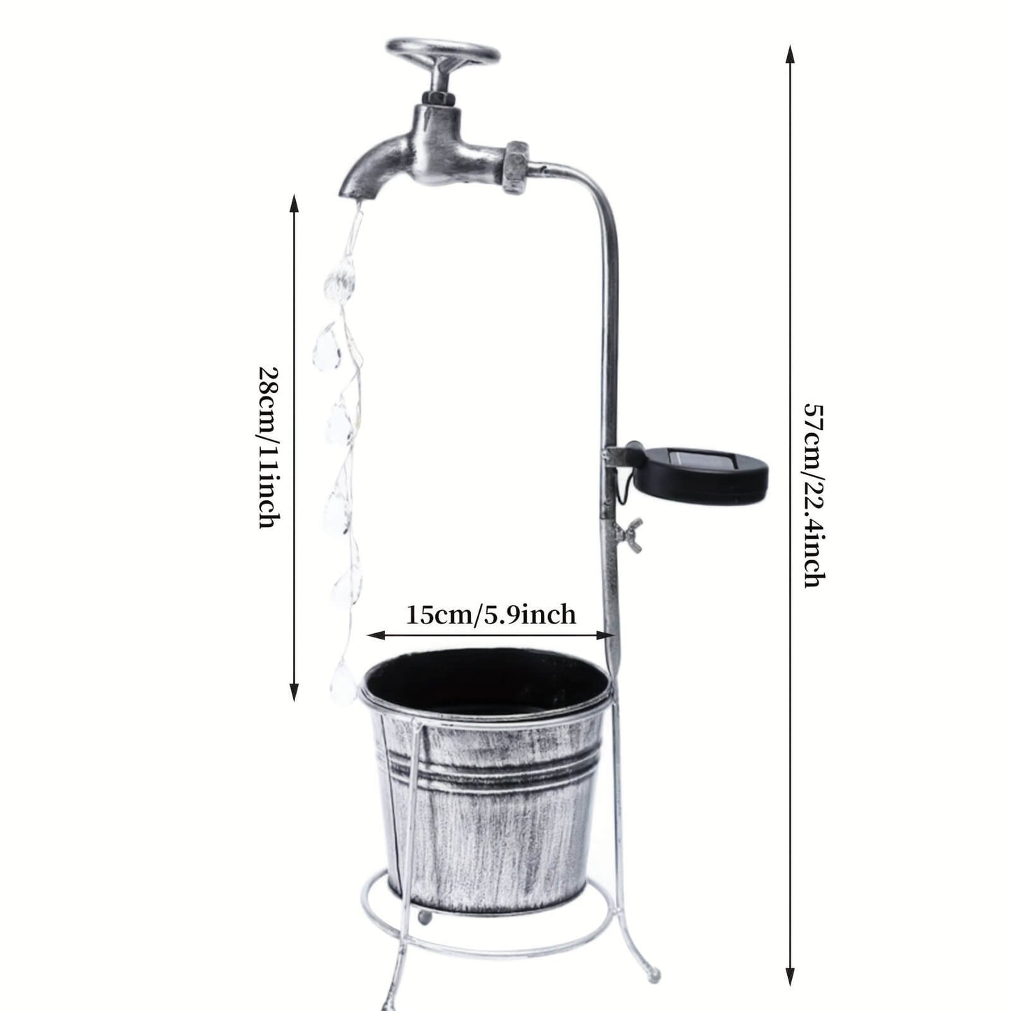 Tap Water Drops Solar Light