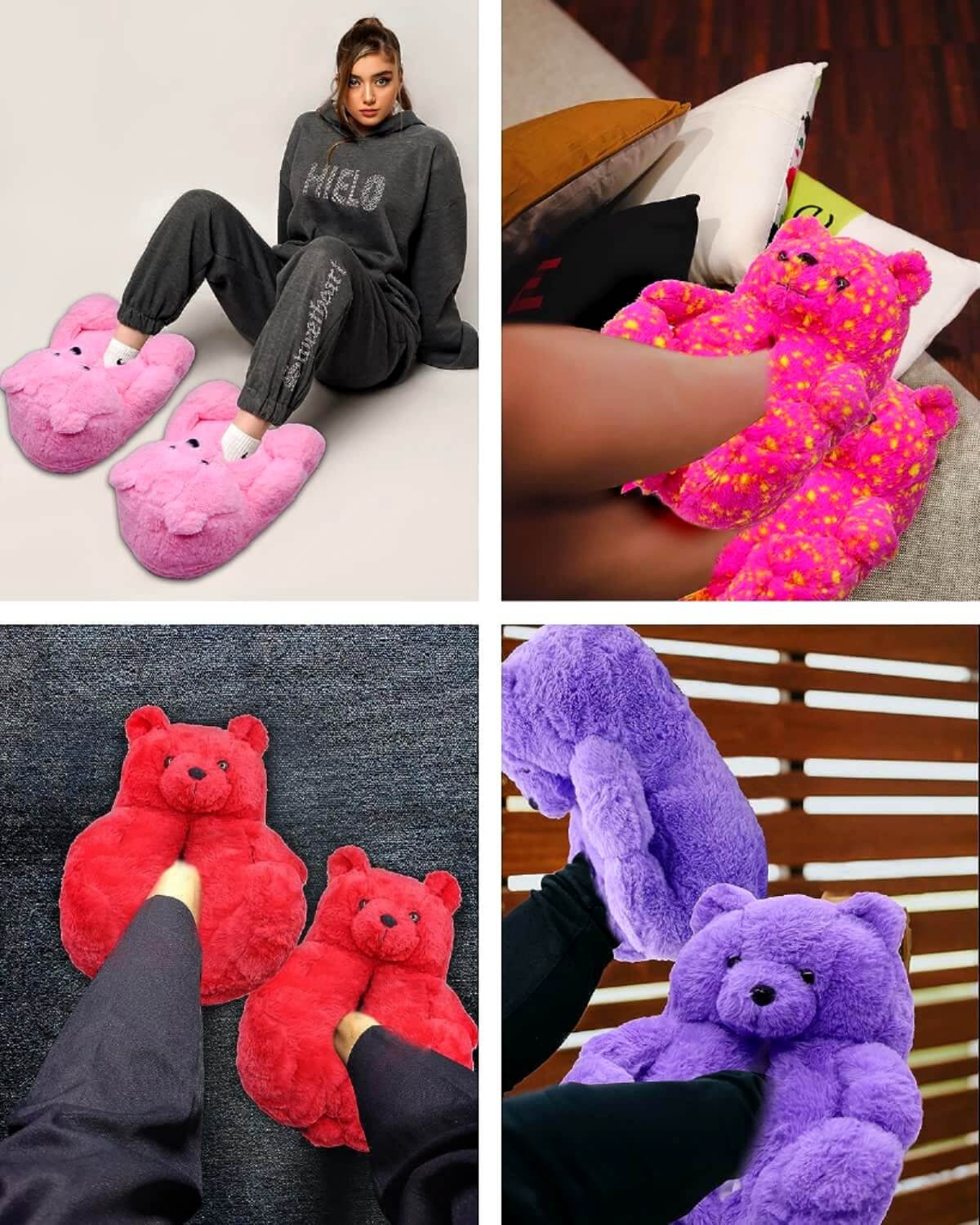 Teddy Bear Slippers