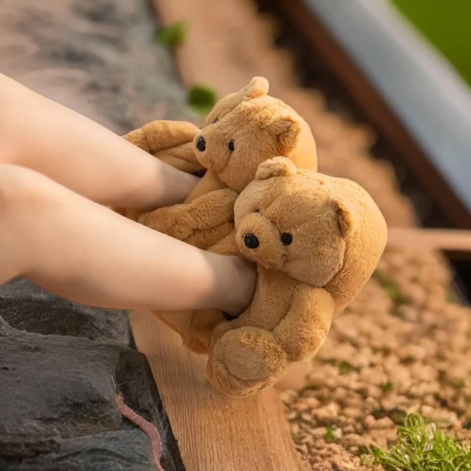 Teddy Bear Slippers