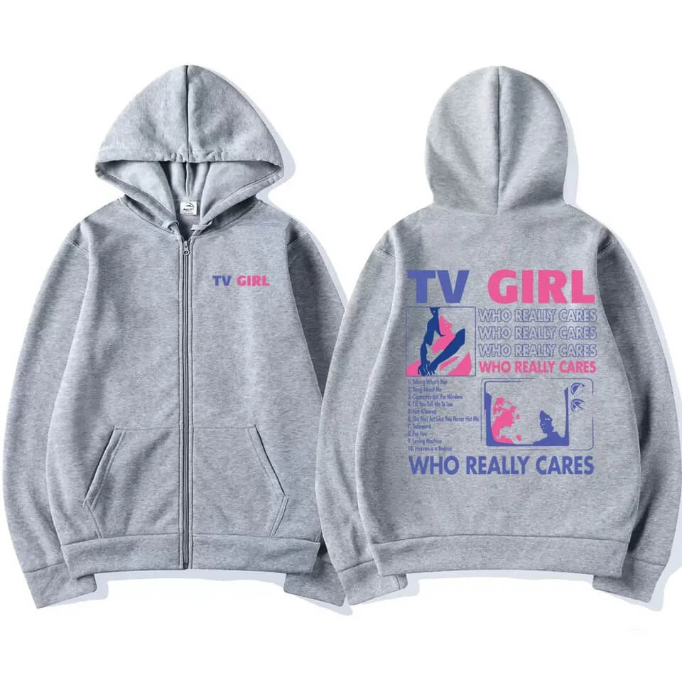 "TV Girl Who Really Cares" Hoodie