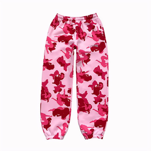 'UNREALISTIC IDEALS' Camo Sweatpants