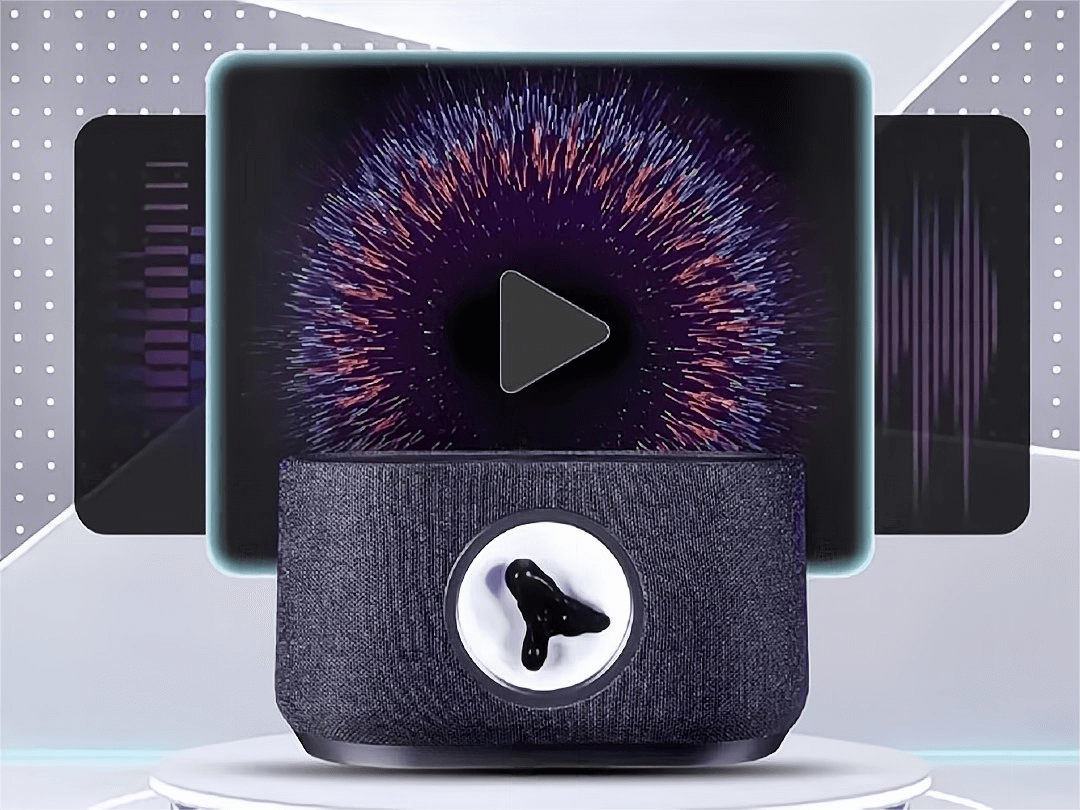 Venom Magnetic Fluid Wireless Charging Speaker