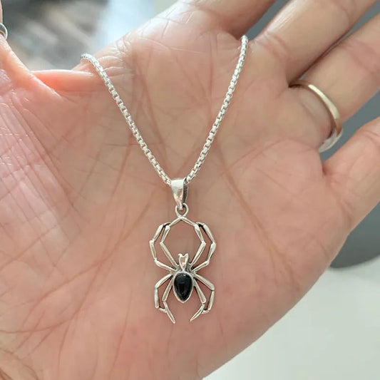 Y2k Spider Necklace