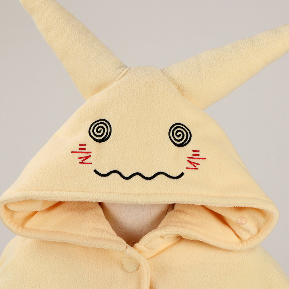 Yellow Mimikyu Cloak Cosplay Costume