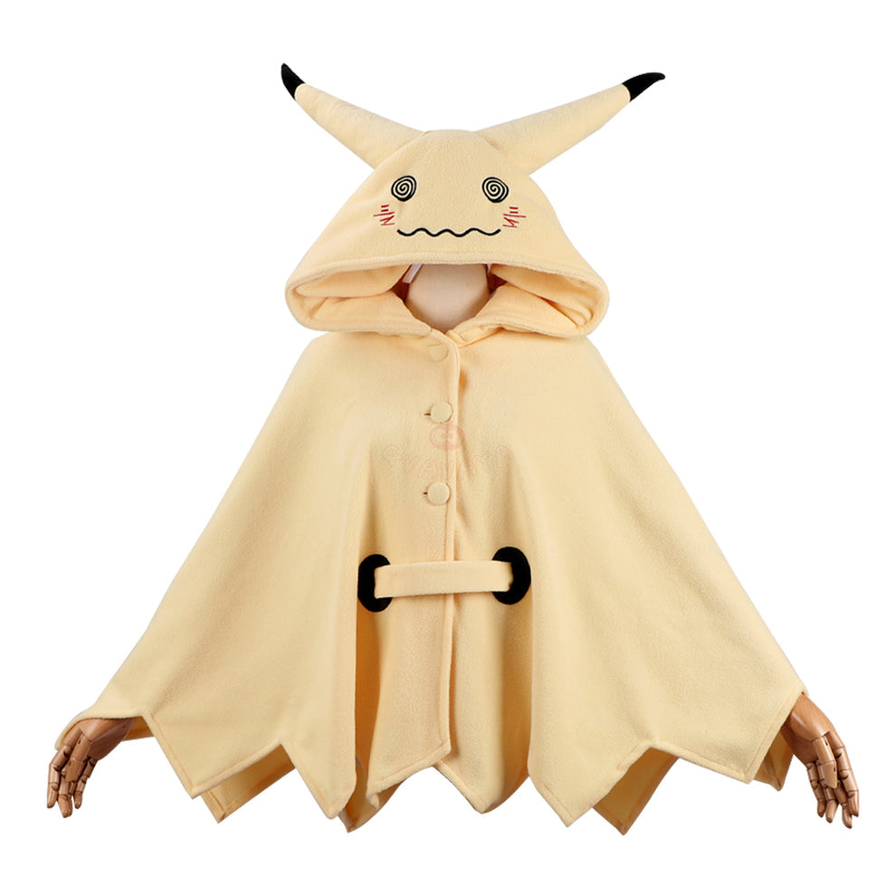 Yellow Mimikyu Cloak Cosplay Costume