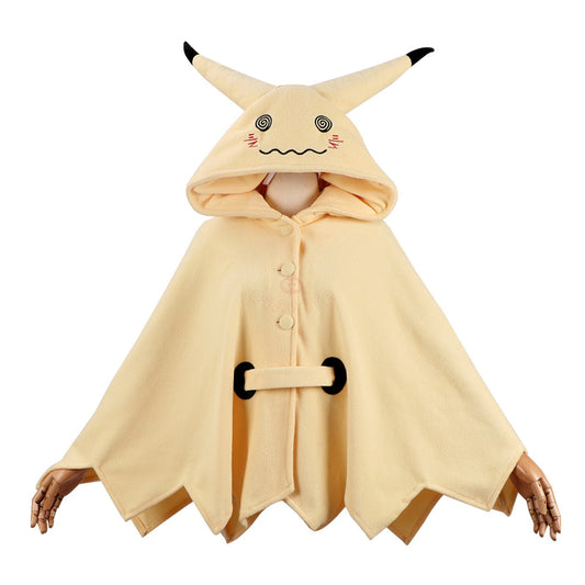 Yellow Mimikyu Cloak Cosplay Costume