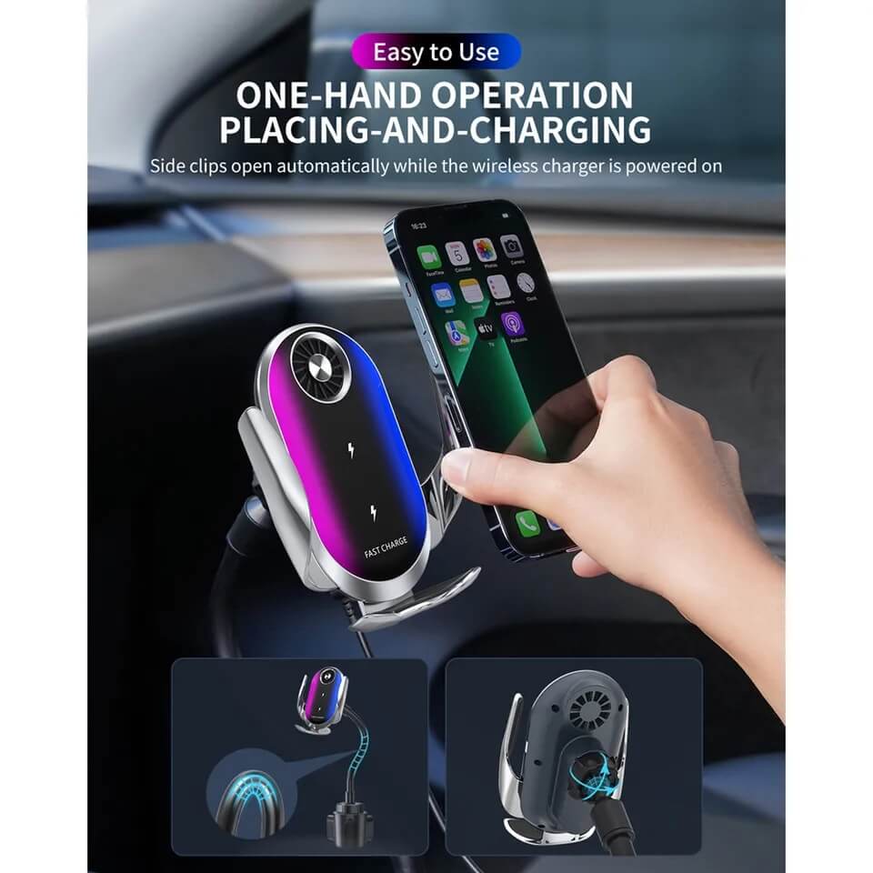 Z Flip 5 & 4 Cup Holder Car Mount Charger