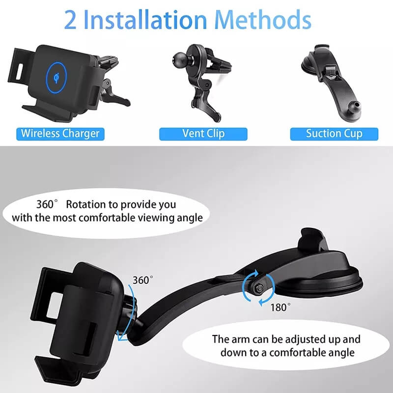 Z Fold 5 and 4 Car Mount Wireless Charger